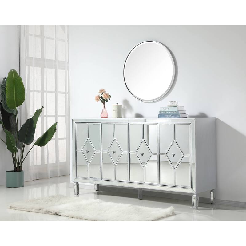 6 Drawer 64" Double Dresser
