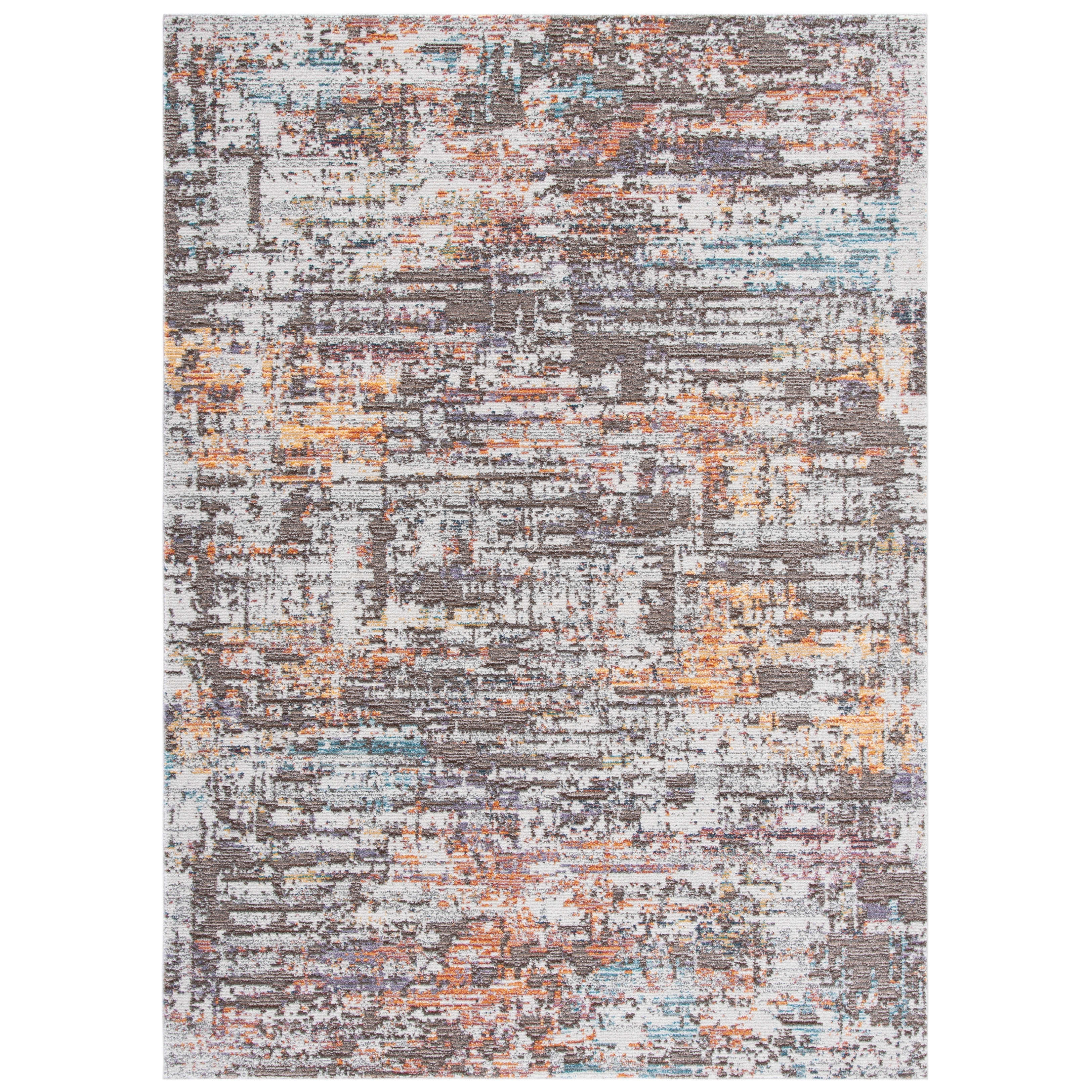 SAFAVIEH Crystal Cindij Modern Abstract Distressed Rug