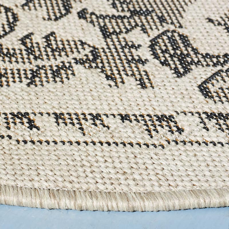 SAFAVIEH Courtyard Steve Indoor/ Outdoor Waterproof Patio Backyard Rug