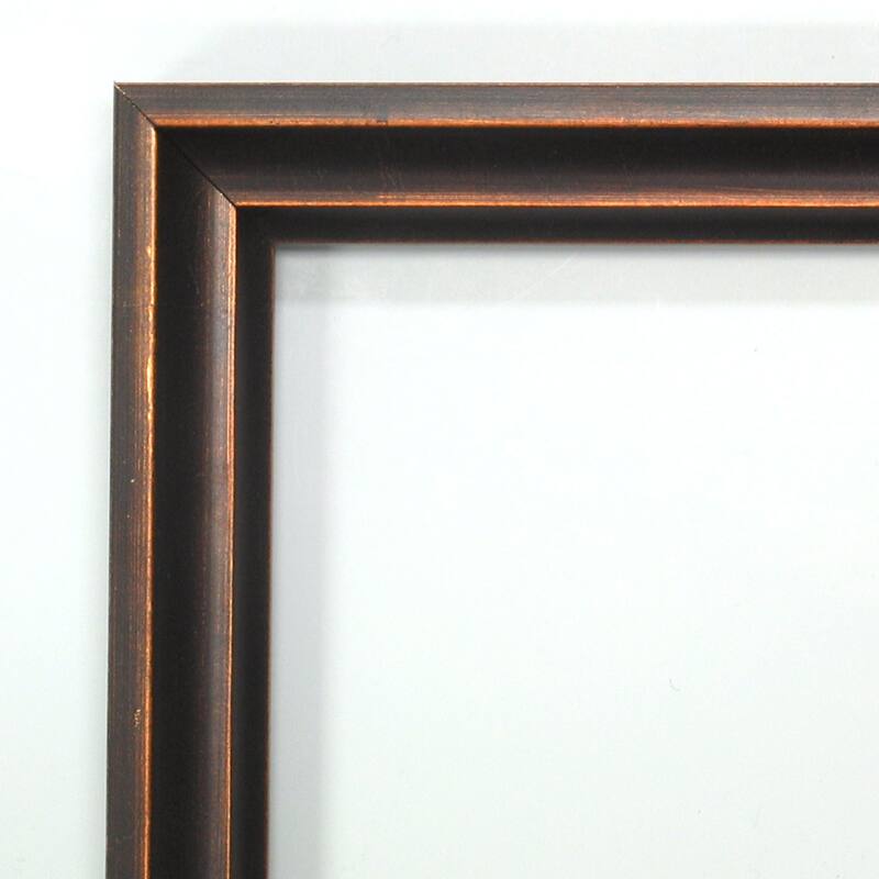 Amanti Art Dark Bronze Scoop Framed Magnetic Board