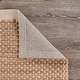 preview thumbnail 12 of 11, LR Home Organic Jute Bordered Area Rug, Tan and Off-White