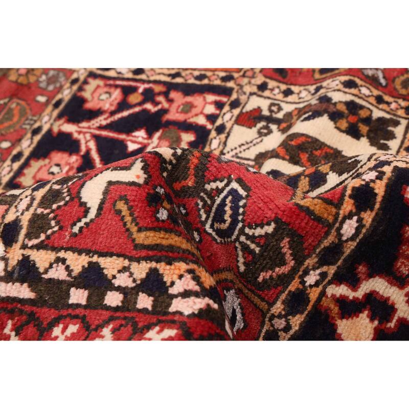 ECARPETGALLERY Hand-knotted Kayseri Vintage Red Wool Rug - 6'9 x 9'3