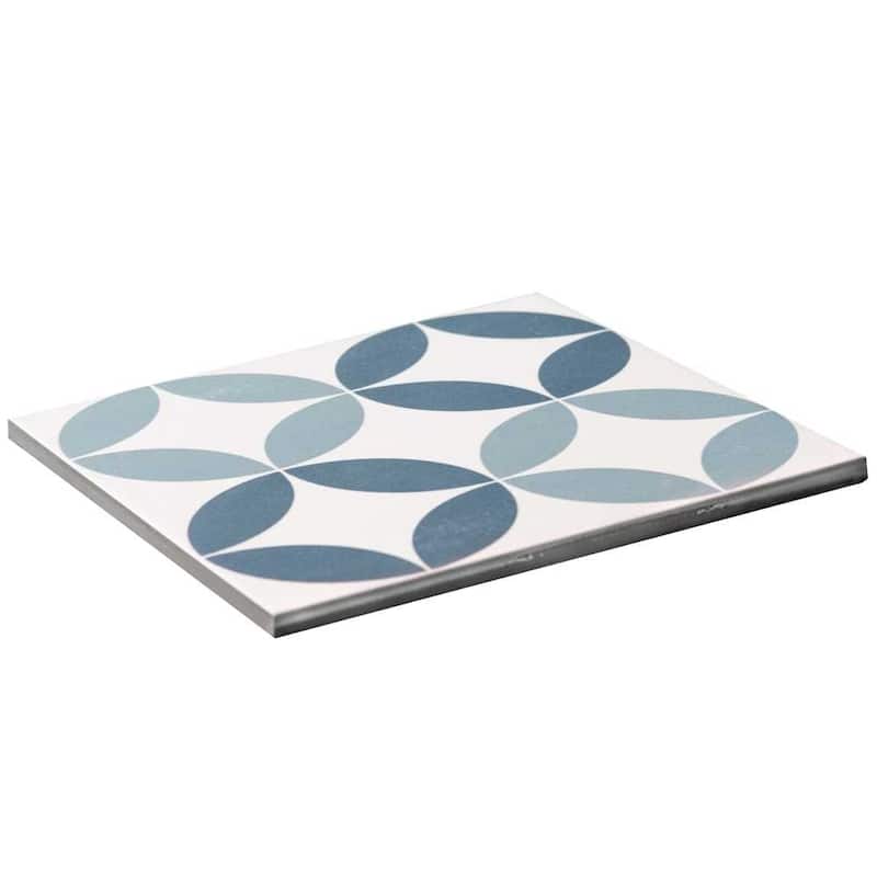 The Tile Life Twinkle 9x9 Blue Porcelain Floor & Wall Tile