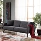 preview thumbnail 18 of 33, Bellona USA Sleeper Sofa-in-a-Box with Storage - 33"x79"x31" Charcoal