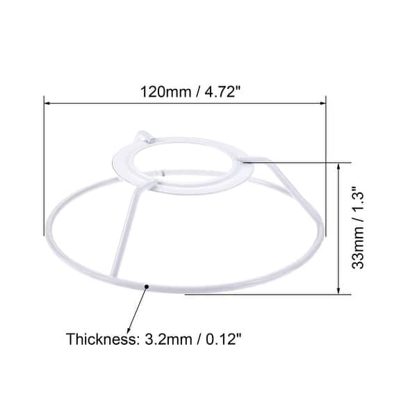 Lamp Shade Rings, Lampshade Holder Frame Ring for E26/E27 Socket 2 Set ...