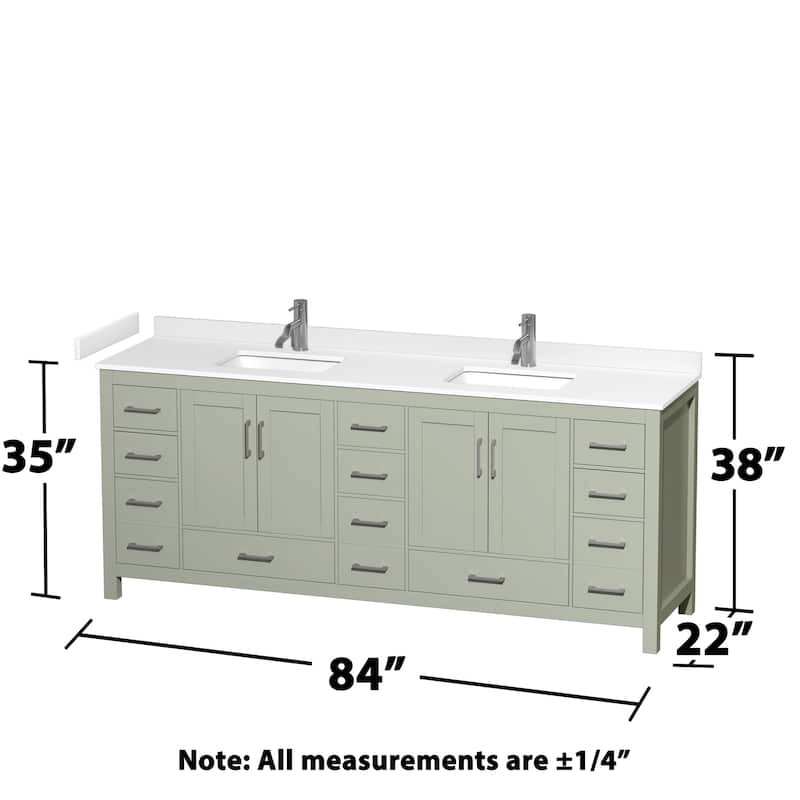 Wyndham Collection WCS141484D-VCA-M70 Sheffield 84" Free Standing