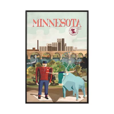 Minnesota "Go" Series Made To Order Canvas Art