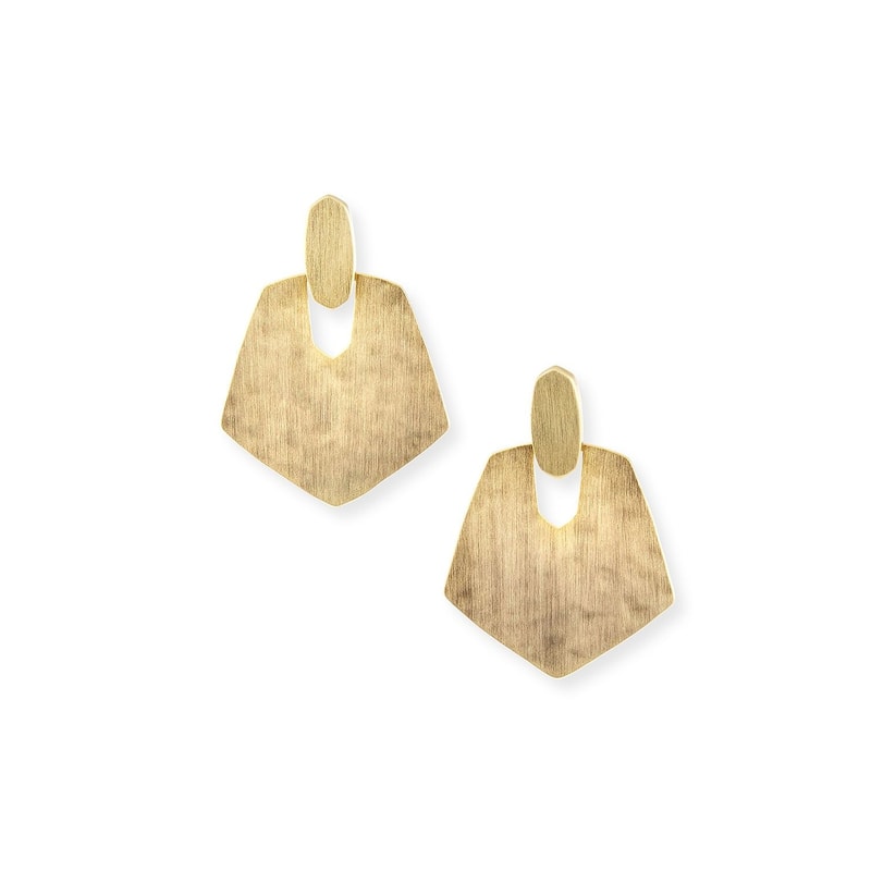 Kendra Scott Finch 14K Gold Plated Brass Earrings - 54mm x 39mm
