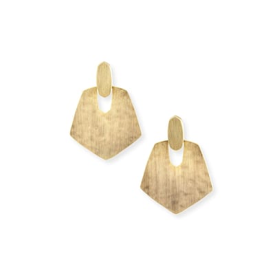 Kendra Scott Finch 14K Gold Plated Brass Earrings - 54mm x 39mm