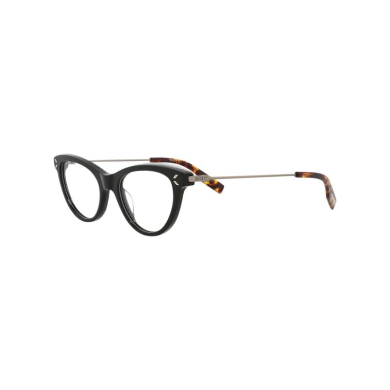 McQ Alexander McQueen Cat Eye-Frame Acetate Optical Frames - Black Ruthenium Transparent - N/A