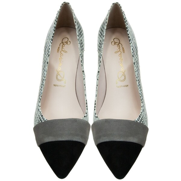 Bailarinas SUSI GG Beige/Black Snake Embossed Classic Pump