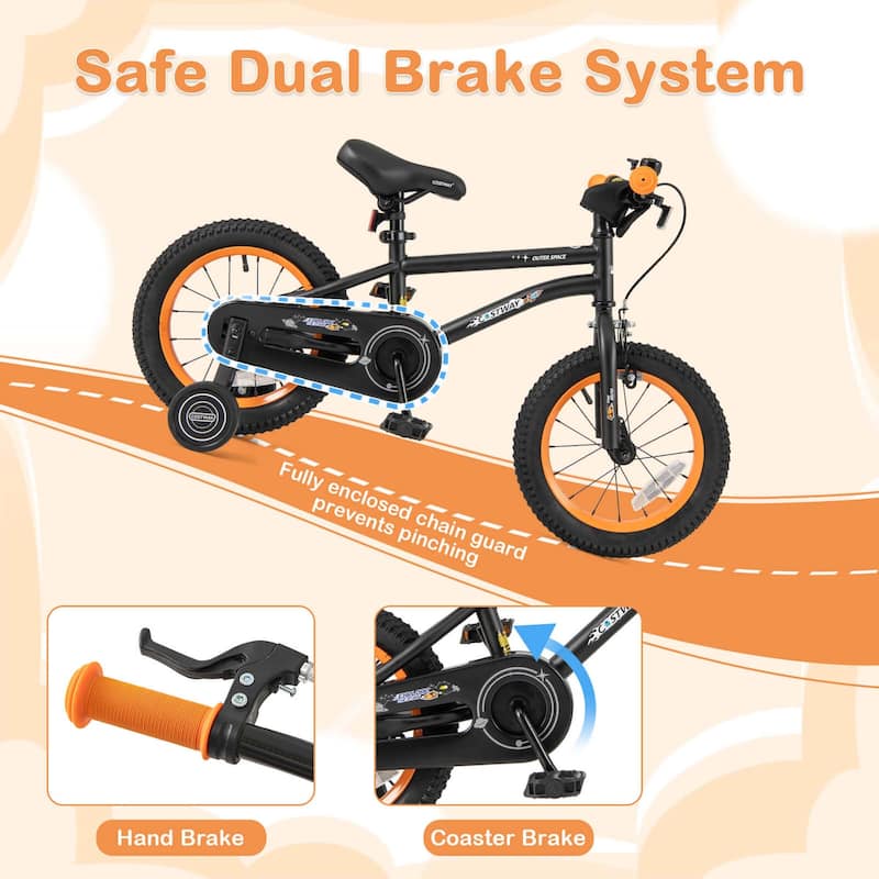Costway 14/16/18-Inch Kid’s Bike for 4-7 Years Old with Adjustable - See Details