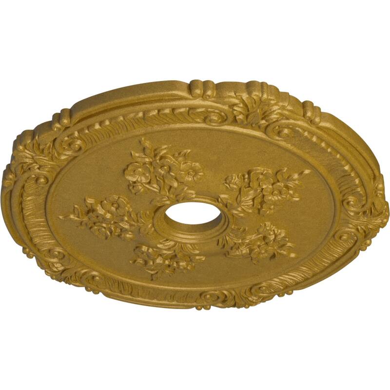 26"OD x 3 3/4"ID x 1 1/2"P Attica with Rose Ceiling Medallion