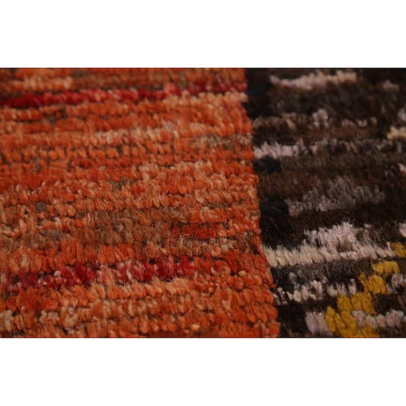Geometric Moroccan Oriental Area Rug Handmade Bedroom Wool Carpet - 6'9" x 9'7"