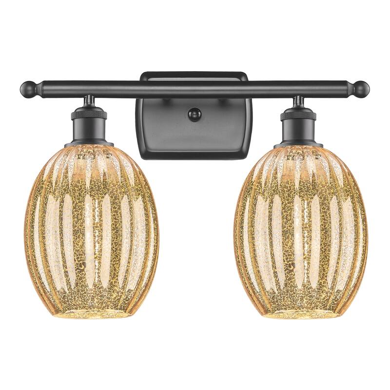 Innovations Lighting 516-2W-12-17 Preston Vanity Preston 2 Light 17" - Oil Rubbed Bronze / Mercury
