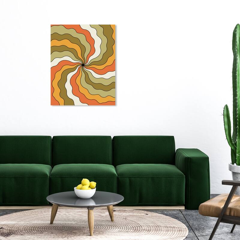 Wynwood Studio Canvas Abstract Tissue Paper Design Green Modern & Contemporary Wall Art Canvas Print - 30 x 36