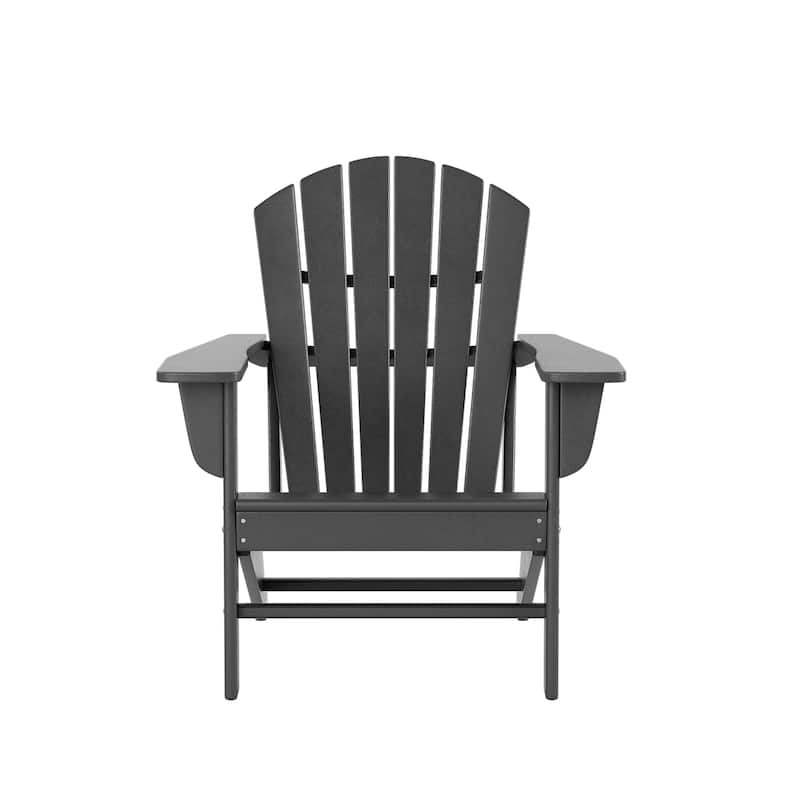 Altura 12-Piece Poly All Weather Adirondack Chair With Ottoman And Side Table