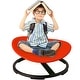 preview thumbnail 1 of 28, YUKOOL Round Spinning Swivel Chair - Boost Balance and Coordination in Kids Red