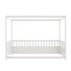 preview thumbnail 14 of 13, Twin Canopy Floor Bed with 21.45" Rails, Curtain Ready