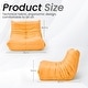 preview thumbnail 21 of 39, EROMMY Bean Bag Chair Togo Sofa - 28D Memory Foam Floor Chair for Adults & Kids, Lightweight Fabric Lounger in 5 Colors