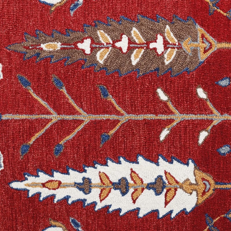 Dahoy Hand Tufted Floral Traditional Area Rug By HomeRoots