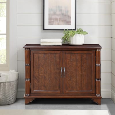 Mid Century 40" Sideboard Buffet Console Table with Adjustable Shelf