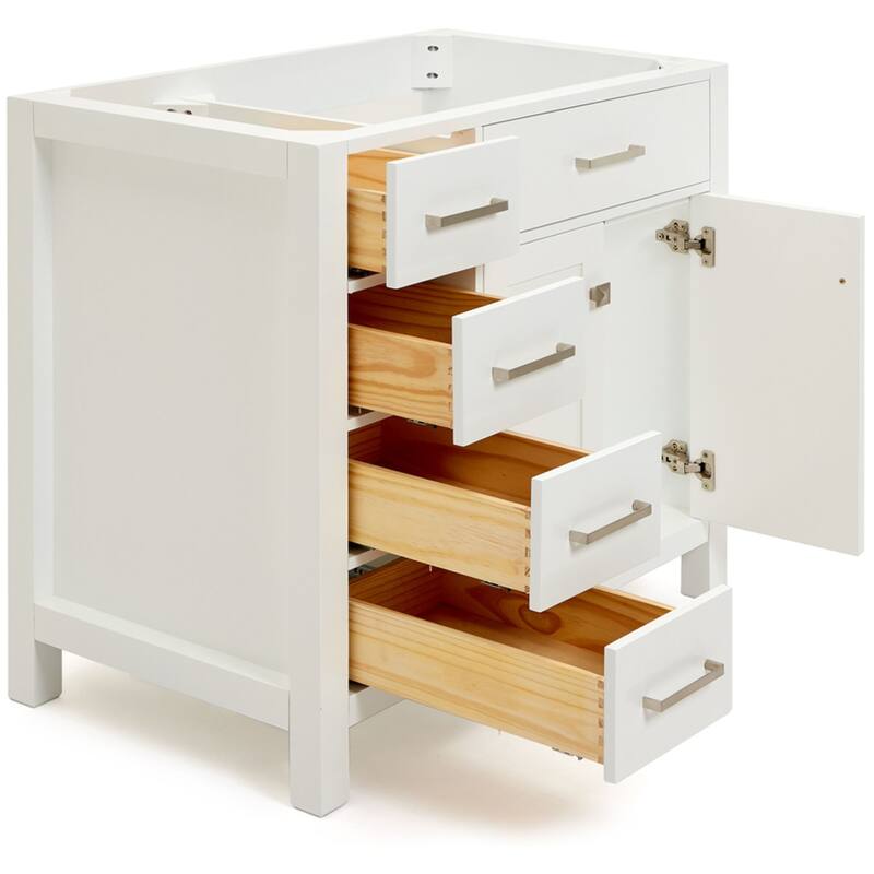 Ariel H036S-R-BC Bristol 36" Single Free Standing Right Offset Vanity