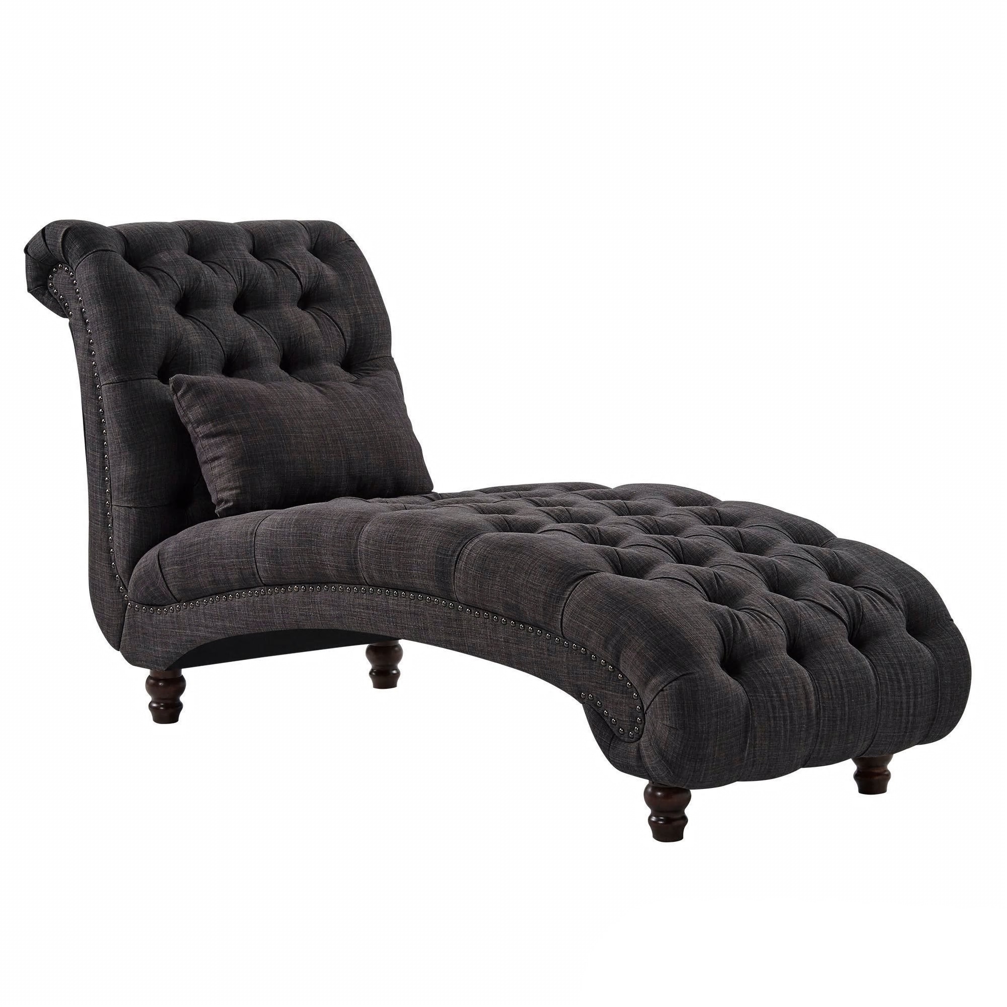 Knightsbridge Tufted Oversized Chaise Lounge By Inspire Q Artisan On Sale Overstock 20603799 Vintage details like button tufting and nailhead trims are combined with simplified contours to create a graceful, timeless look. knightsbridge tufted oversized chaise lounge by inspire q artisan