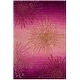 preview thumbnail 86 of 139, SAFAVIEH Handmade Soho Miyase Modern Burst New Zealand Wool Rug 2' x 3' - Pink