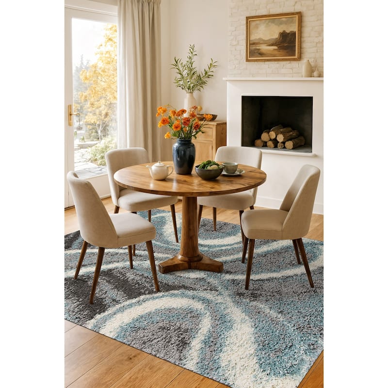 World Rug Gallery Contemporary Cozy Plush Shag Area Rug