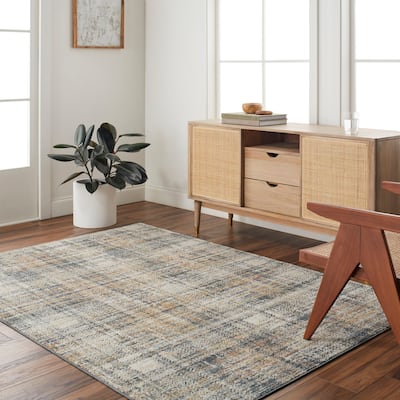 Beckham Modern & Contemporary Checkered Area Rug
