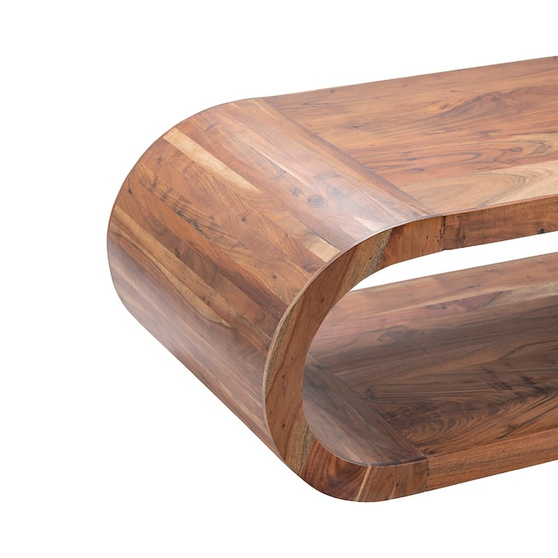Infinity Mango Wood Cocktail Table - 51x23x18"