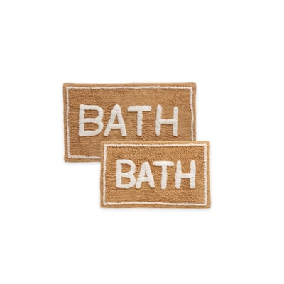 St Mary's 2 Piece Tufted Bath Rug Set