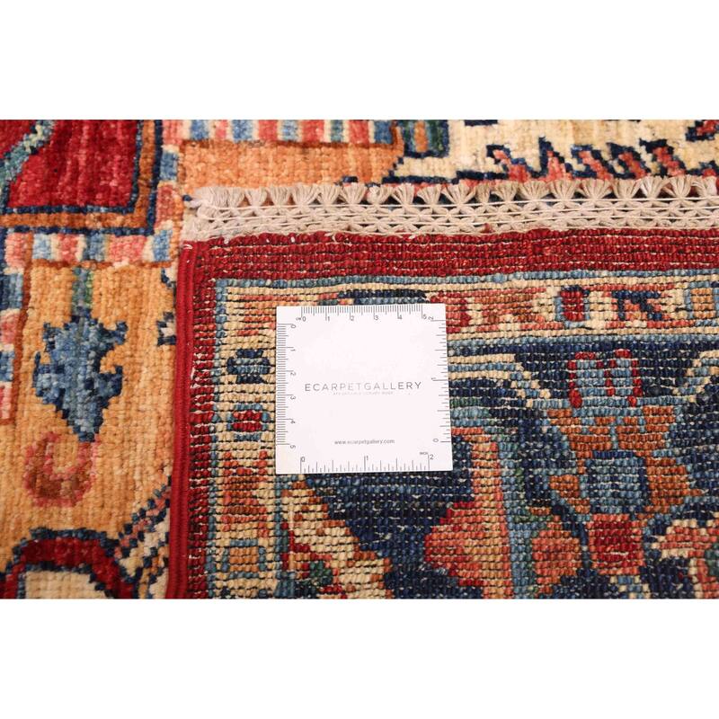 ECARPETGALLERY Hand-knotted Aryana Red Wool Rug - 6'7 x 8'4