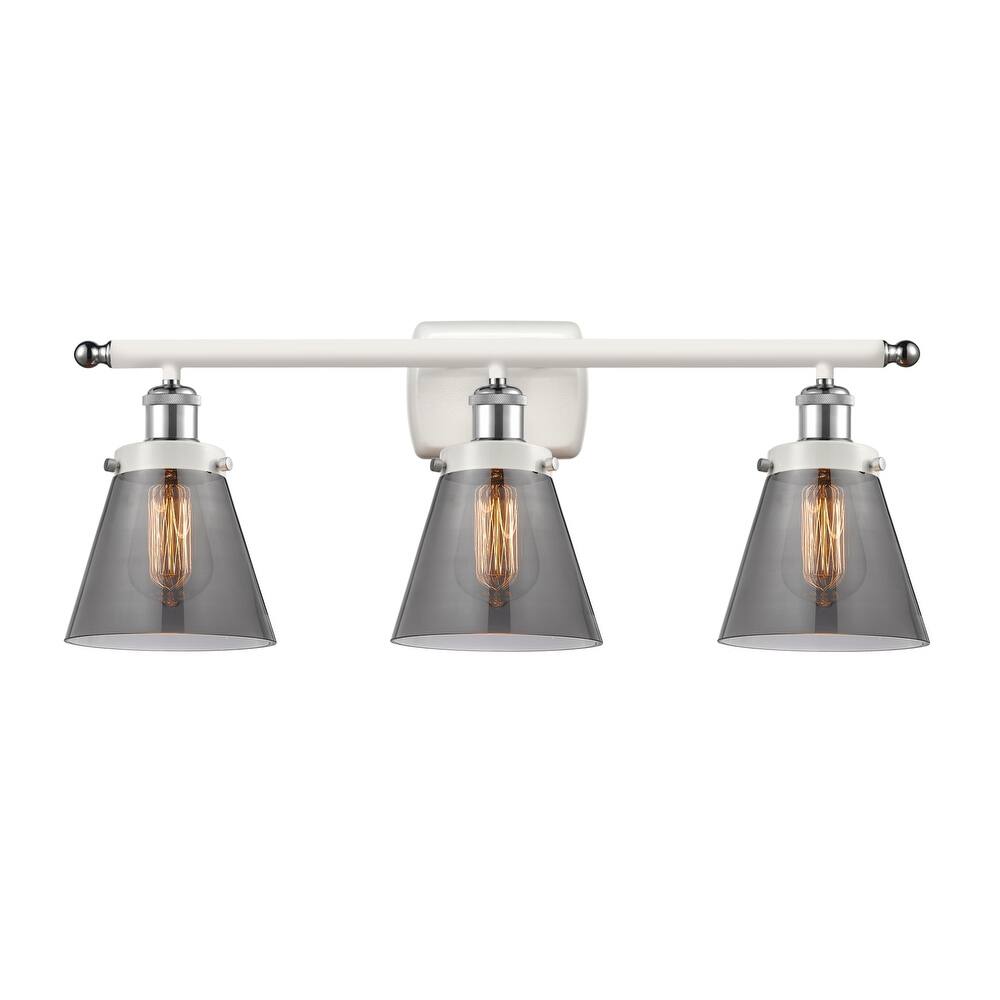 Innovations Lighting 916-3W-11-26 Cone Vanity Cone 3 Light 26" Wide