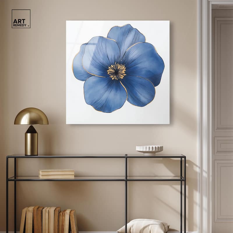 Blue Brilliance II Acrylic by Art Remedy, Ready to Hang