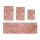 preview thumbnail 110 of 131, Luxury Plush Bathroom Rug Set - Quick-Dry, Soft Microfiber, Non-Slip, Absorbent & Washable Bath Mats Coral - 4 PC SET