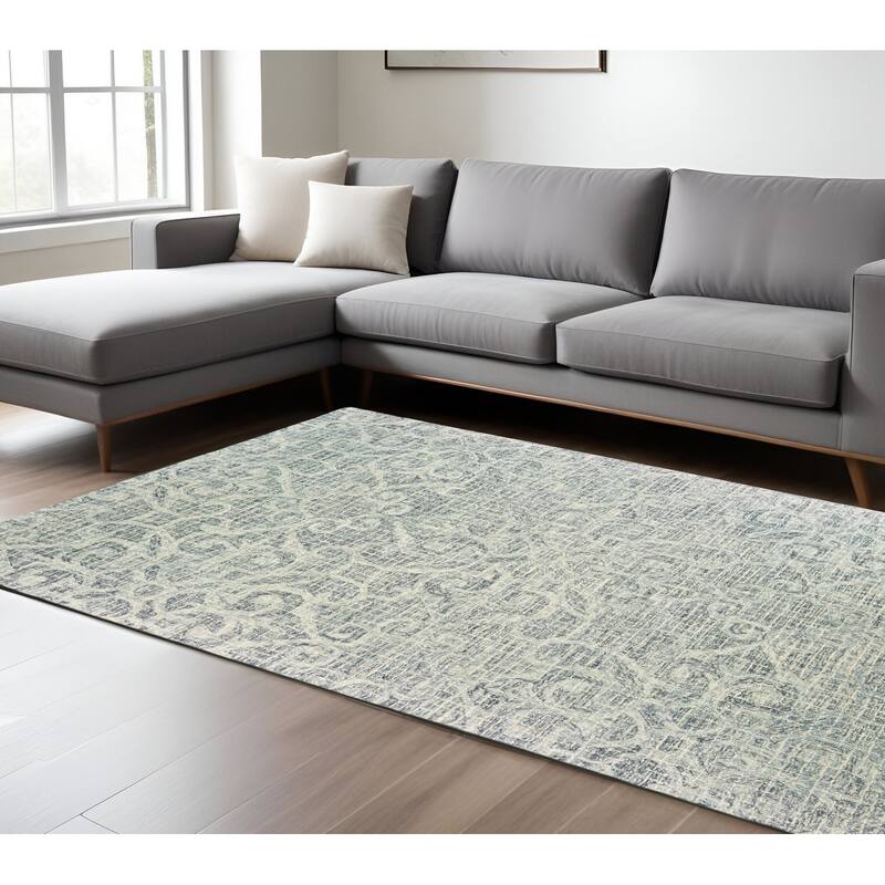 HomeRootsGeometric Transitional Rectangle Area Rug - 120.08' X '96.06' X '0.39