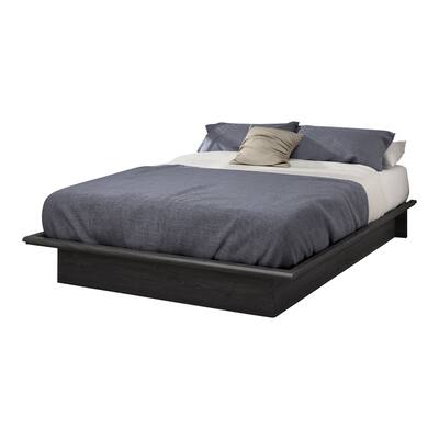 Full Platform Bed - No Box Needed - Modern Design - 54x77 Inch Frame