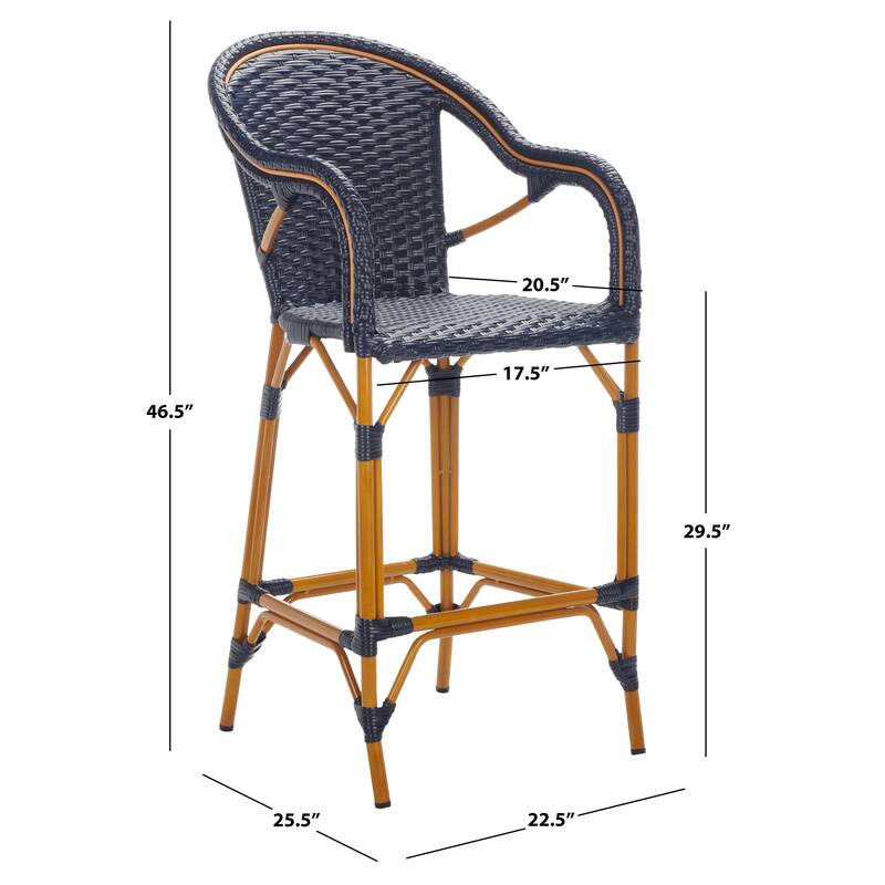 SAFAVIEH xiomara 30-inch Bar Stool - 23Wx26Dx47H