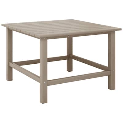 Polytrends Laguna Kids Outdoor 31" Square Poly Dining Table