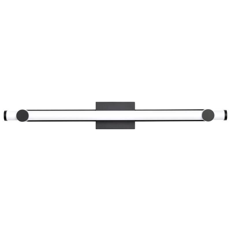 Bowman 36 Inch LED Vanity Matte Black Acrylic Lens