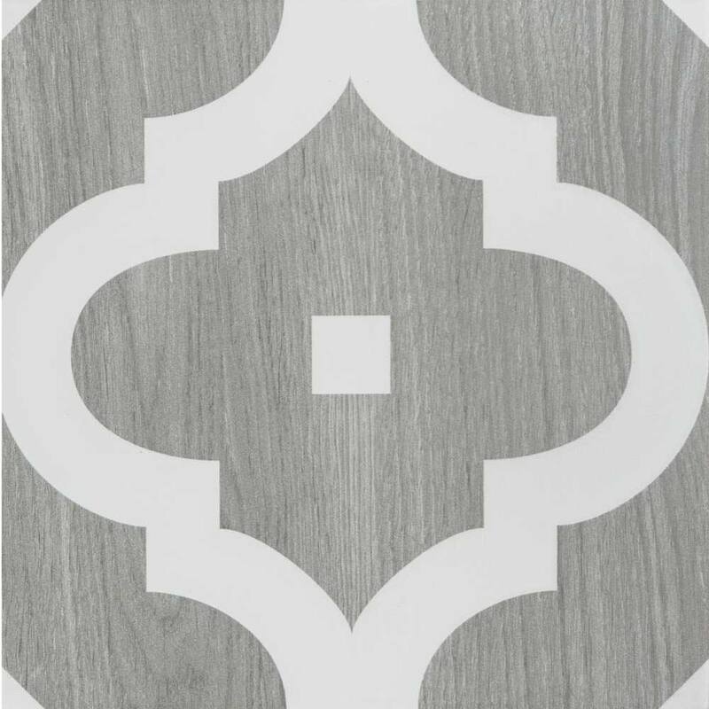 The Tile Life Larissa 10x10 Porcelain Floor & Wall Tile - Grey - 10 x 10 Sample