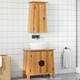 Option Brown - Sink cabinet + wall cabinet