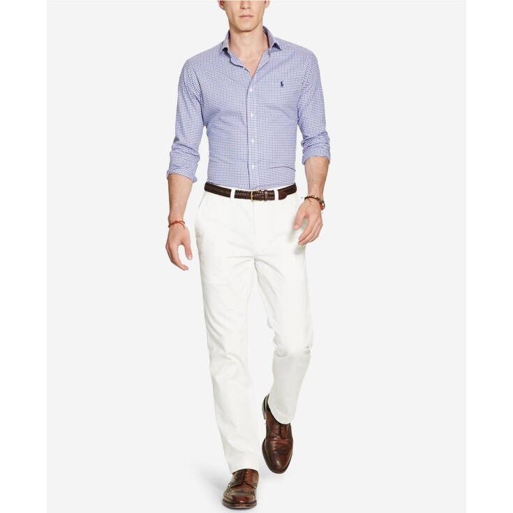 white polo chino pants