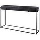 preview thumbnail 3 of 1, Uttermost 25110 Telone 15" Wide Aluminum Top Iron Console Table