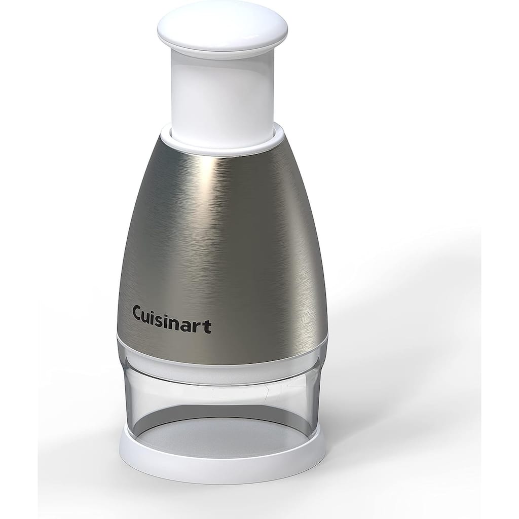 Cuisinart CTG-00-SCHPW Stainless Steel Chopper, 8.2" x 3.9" x 3.9", White