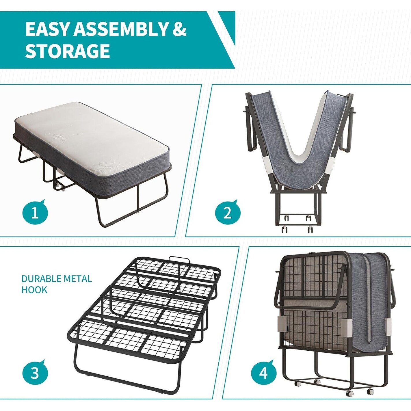 Fold up twin best sale mattress