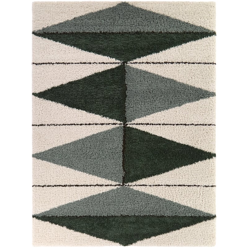Balta Levine Modern Geometric Shag Area Rug