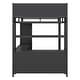 preview thumbnail 27 of 26, Full Size Loft Bed with Wardrobe, L-shaped Desk